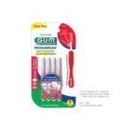 Cepillo Interdental Portátil Ultra Fino Cilíndrico 0.8 mm con Tapa Pack x 4 un