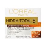 Crema Facial L´Oréal Paris Hidra Total 5 Experto Antiarrugas +55 x 50 ml