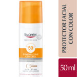 Crema Facial Sun Cream Con Color Fps 50+ X 50 Ml De Eucerin